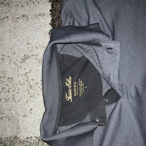 Tasso Elba Long Sleeve Collard Shirt - Large